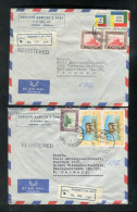 "JORDANIEN" 1967, 2 Reco-/Lupo-Briefe Ex Amman Nach Deutschland (A0191) - Jordanien