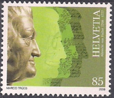 2008  Schweiz Mi.  2055 **MNH    300. Geburtstag Von Albrecht Von Haller. - Unused Stamps