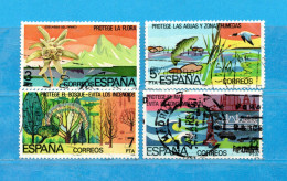 (Us6) ) SPAGNA °- 1978 -  Yv. 2114 à 2117.  Usati. - Used Stamps