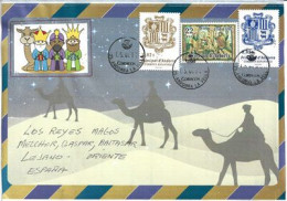 Homenaje De Los Tres Reyes Magos. “Melchor, Gaspar Y Baltasar ” EPIFANÍA.   2017 - Storia Postale