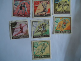 RUSSIA 7  USED STAMPS OLYMPIC GAMES ROME  1960 - Verano 1960: Roma