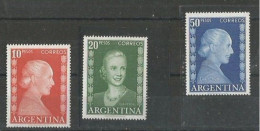 Eva Peron Gj 1020-1022 - Nuovi