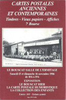 Bourses & Salons De Collections  Cercle Cartophile Bordelais 1986 - Bolsas Y Salón Para Coleccionistas