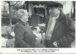 Bourses & Salons De Collections Floirac 6eme Salon De La Carte Postale1993 Marche De Floirac - Borse E Saloni Del Collezionismo