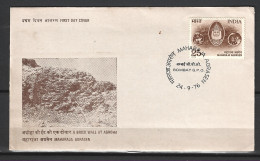 INDE. N°493 Sur Enveloppe 1er Jour (FDC) De 1976. Maharajah Agrasen. - FDC