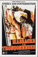 Cinema - Massacre à La Tronçonneuse - Illustration Vintage - Affiche De Film - CPM - Carte Neuve - Voir Scans Recto-Vers - Affiches Sur Carte