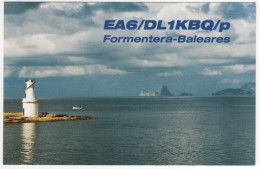 AK 211392 QSL - Spain - Formentera - Baleares - Radio Amateur