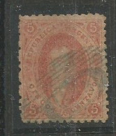 Rivadavia 5c Rojo - Used Stamps