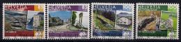 2008  Schweiz Mi.  2061-4 FD-used     Kulturwege Schweiz - Oblitérés