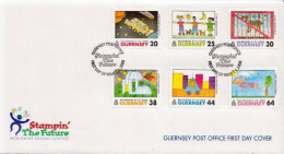 Guernsey Set On FDC - Sonstige & Ohne Zuordnung