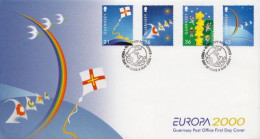 Guernsey Set On FDC - 2000