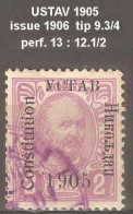 Montenegro 1906, Error Letter O Instead Of The Number Zero - Montenegro