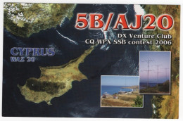 AK 211402 QSL - Cyprus - Radio Amateur