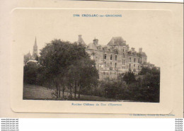 D33  CADILLAC- SUR- GARONNE  Ancien  Chateau Du Duc D' Epernon  .....  Carte à Cuvette - Cadillac