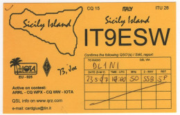 AK 211405 QSL - Italy - Sicily Island - Radio Amateur