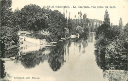 16 - Mansle - La Charente. Vue Prise Du Pont - Correspondance - CPA - Voyagée En 1934 - Voir Scans Recto-Verso - Mansle