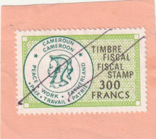 République Fédérale Du Cameroun Timbre Fiscal - Fiscal Stamp 300 Francs - Camerún (1960-...)