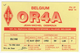 AK 211421 QSL - Belgium - Braine L'Alleud - Radio