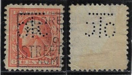 USA United States 1902/1926 Stamp With Perfin OTC By Old Colony Trust Company From Boston Lochung Perfore - Perforés