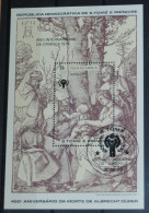 SAO TOME E PRINCIPE 1979, Paintings, Art, Mi #B40, Souvenir Sheet, Used - Religión
