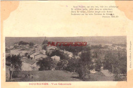 CPA DOURGNES - VUE GENERALE - Dourgne