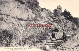 CPA APT - ENVIRONS -  RUINES DU FORT DE BUOUX - Apt