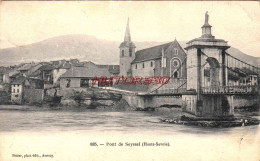 CPA SEYSSEL - LE PONT - Seyssel