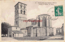 CPA BELLEVILLE SUR SAONE - L'EGLISE - Belleville Sur Saone