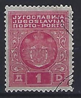 Jugoslavia 1931-40  Portomarken (o) Mi.65 Type II - Postage Due