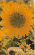 TARJETA DE VIETNAM DE UNA FLOR DE GIRASOL (83MVFA) FLOWER - Viêt-Nam