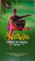 Programme Cirque Du Soleil - Saltimbanco - 2002-2005 - Tournée Européenne - Collections