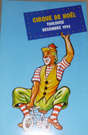 Programme Cirque De Noël De Toulouse 1992 - Collections