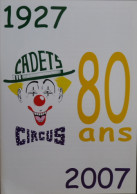 Programme CADETS' CIRCUS 2007 - Collections