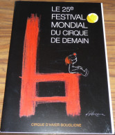 Programme 25ème Festival Mondial Du Cirque De Demain 2004 - Collections