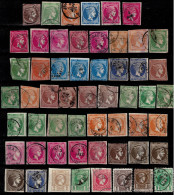 Greece Large Hermes Heads Collection Of 50 Stamps Unchecked/Used Stamps - Usados