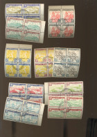 1962   EUROPA  10 Valeurs X 4 Séries   Oblitérés  CTO  Guernsey-Alderney  Guernsey-SARK - Guernsey