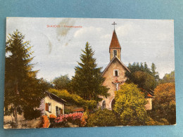 Saint Avold Kreuz Kapelle Obliteration Falkenberg Faulquemont Sur Adolf WWII - Saint-Avold