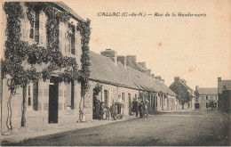 Callac * Rue De La Gendarmerie * Villageois - Callac