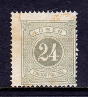 Sweden - Scott #J8 - MH - Toned Gum On Front - SCV $75 - Postage Due