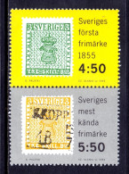 Sweden - Scott #1944, 1945 - MNH - Minor Toning Spot On Gum #1944 - SCV $6.50 - Nuevos