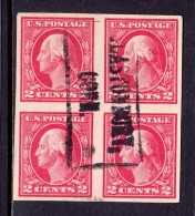 USA - Scott #482 - Block Of 4 - Used - See Description - SCV $5.20 - Used Stamps
