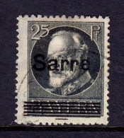 Saar - Scott #27 - Used - SCV $16 - Used Stamps