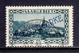 Saar - Scott #O19 - Used - SCV $6.50 - Dienstmarken