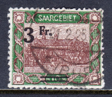 Saar - Scott #97 - Used - SCV $25 - Gebruikt