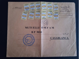 Maroc - Morocco - Marruecos - 2010 - Lettre Avec 12 Vignettes Type 1 - N°3 - Marruecos (1956-...)