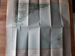 Carte Militaire Type Aviation Nice Tirage Mars 1940 - Mapas Topográficas