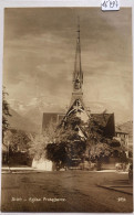 Sion (Valais) - L'église Protestante Au Carrefour ; Enfants Dans La Rue (16'497) - Sion