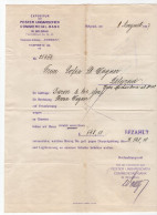 1917. WWI SERBIA,BELGRADE,PESTER HUNGARY COMMERCIAL BANK,INVOICE ON LETTERHEAD - 1914-18