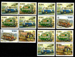 Irland 1993 - Mi.Nr. 835 - 838 D + E - Postfrisch MNH - Busse Buses - Unused Stamps