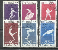 630- RUMANÍA 1720/1725 DEPORTES OLIMPIADAS - Used Stamps